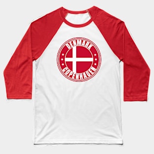 Copenhagen Denmark Baseball T-Shirt